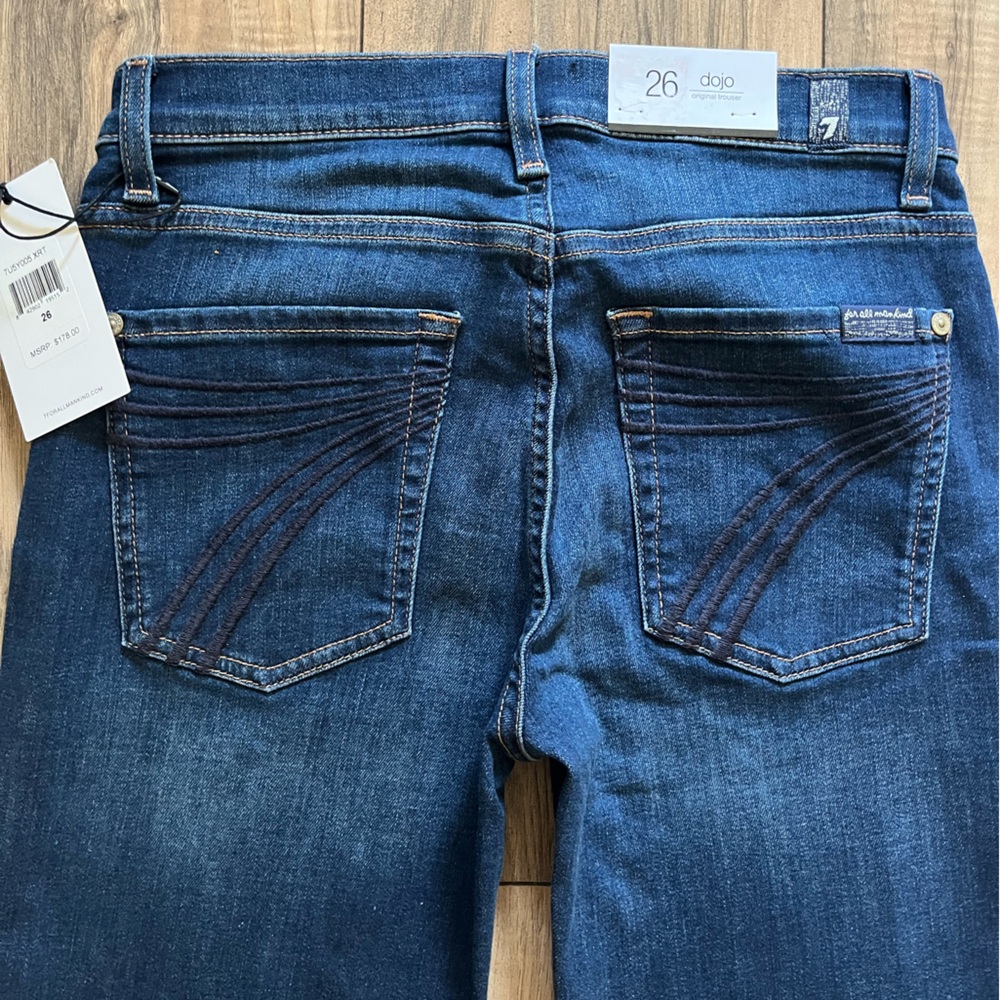 7 FOR ALL MANKIND DOJO Original Trouser Jeans 26 Wash XRT- SEE DESCRIPTION - Picture 13 of 15